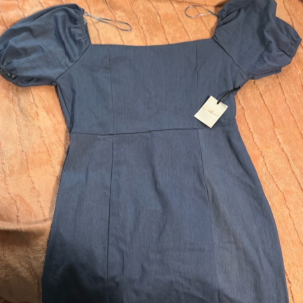 DENIM blue XL short dress